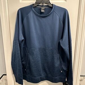 Reebok Men's navyCrewneck Sweater